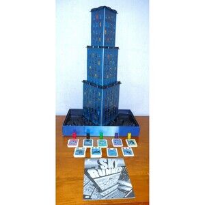 Sky Runner Game Ravensburger Complete 3D skyscraper climbing social deduction